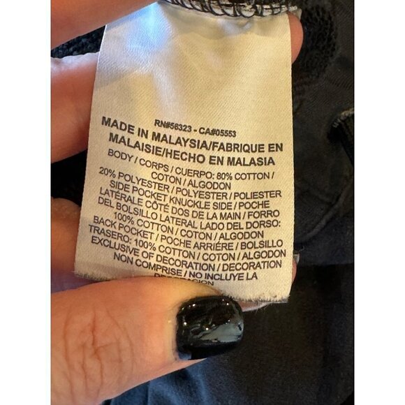 Nike‎ Black Cotton Blend Air Force One Athletic Training Jogger Pants Size M - Picture 13 of 14